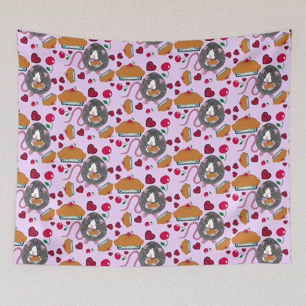 Item preview, PIE-RAT in love and his cherry pie designed and sold by CuddlyPeas.