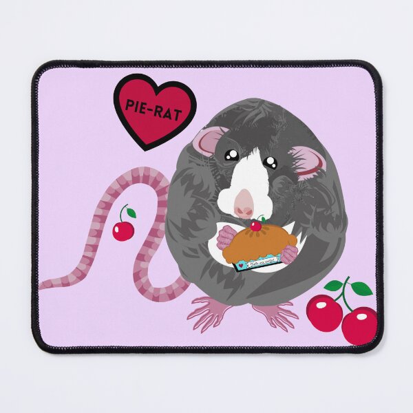 Item preview, PIE-RAT in love and his cherry pie designed and sold by CuddlyPeas.