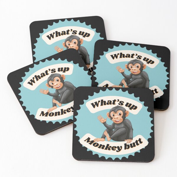 Item preview, What’s Up Monkey Butt?  designed and sold by Fhfarms.