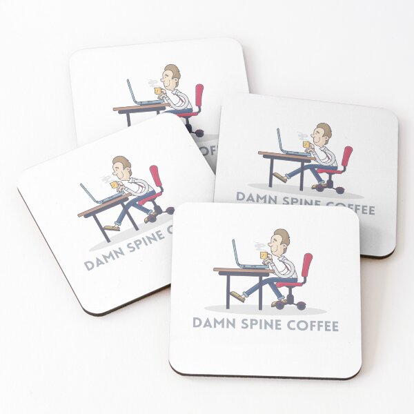 Item preview, Damn spine coffee designed and sold by Catchy-Smile.