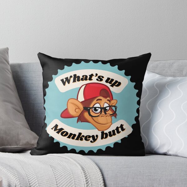 Item preview, What’s Up Monkey Butt?  designed and sold by Fhfarms.