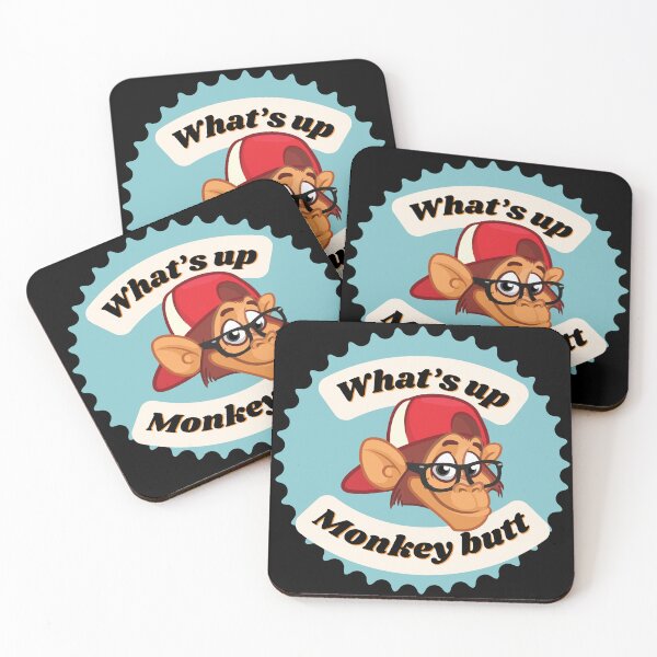 Item preview, What’s Up Monkey Butt?  designed and sold by Fhfarms.