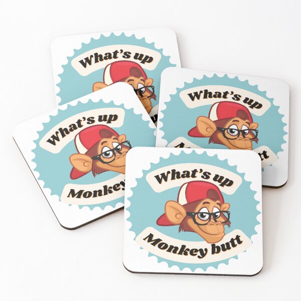 Item preview, What’s Up Monkey Butt?  designed and sold by Fhfarms.