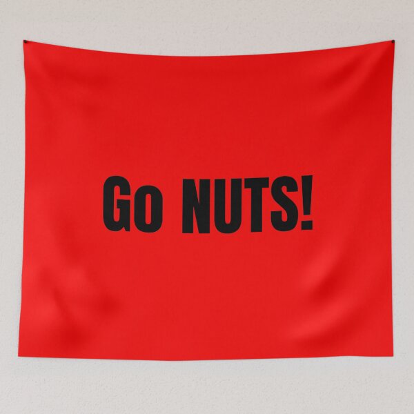 Item preview, Go NUTS! - Wording designed and sold by LadySquiggle.