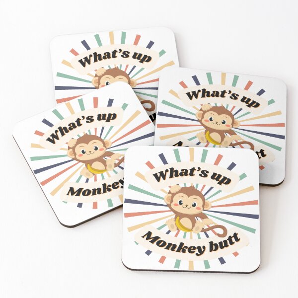 Item preview, What’s Up Monkey Butt?  designed and sold by Fhfarms.