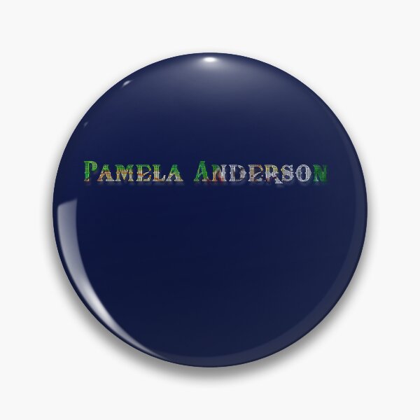 Artikelvorschau, Pamela Anderson Buchstaben bunt entworfen und verkauft von CraktmanShop.
