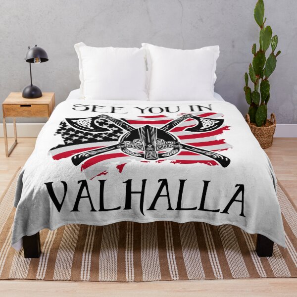 Item preview, See you in Valhalla - American Flag designed and sold by Georgy09.