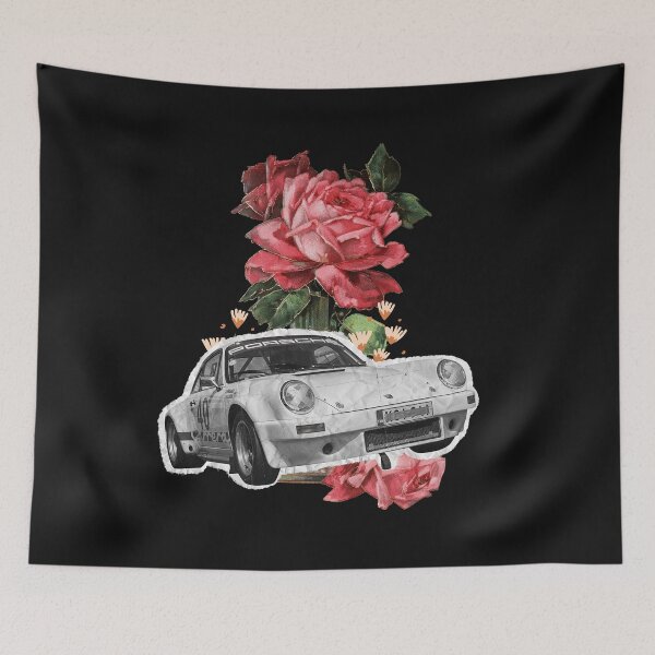 Item preview, Classic car in the Roses forest designed and sold by TypeWrite.