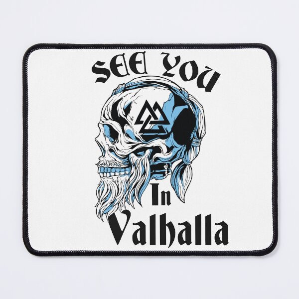 Item preview, See you in Valhalla - Skull with Valknut designed and sold by Georgy09.