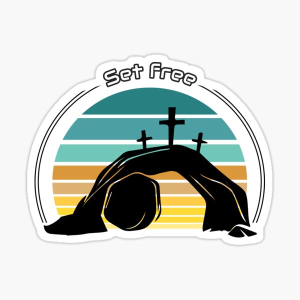 Jesus, the only way Sticker for Sale by simplydesignart