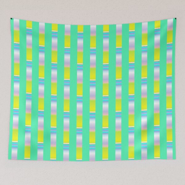 Item preview, Abstract geometric line pattern |  Abstract green yellow color combination designed and sold by lausn.