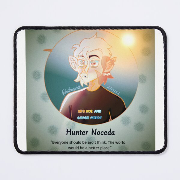 Item preview, Hunter is aroace and super great! designed and sold by Rolaplayor101.