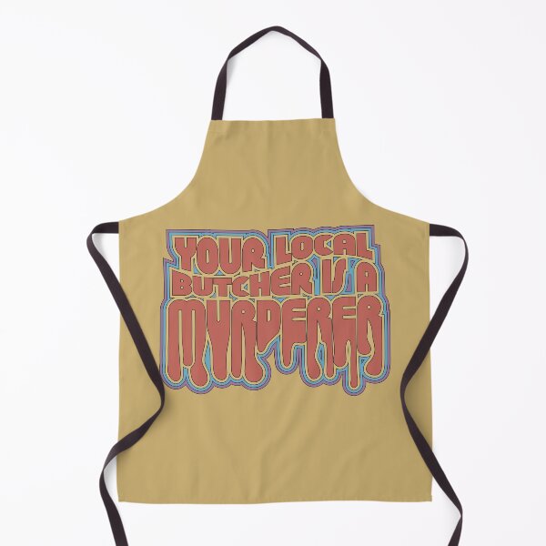 Item preview, your local butcher is a murderer (yellow/transparent) designed and sold by CodyCabbage.