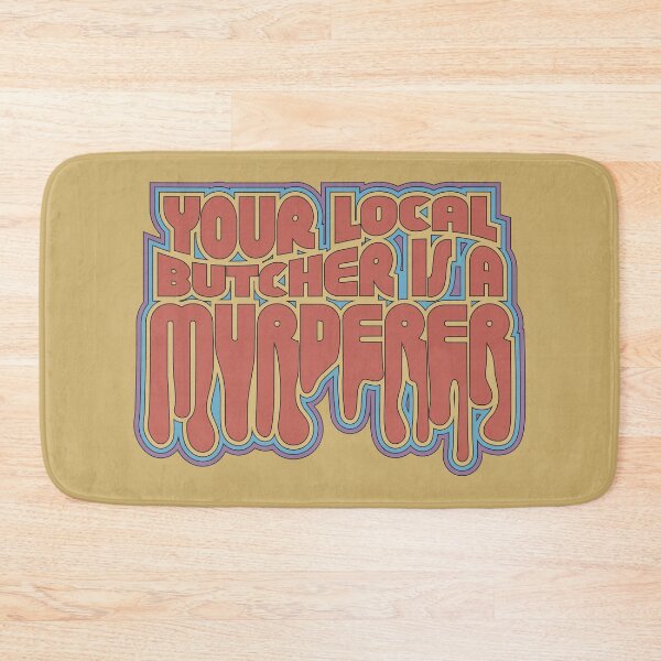 Item preview, your local butcher is a murderer (yellow/transparent) designed and sold by CodyCabbage.