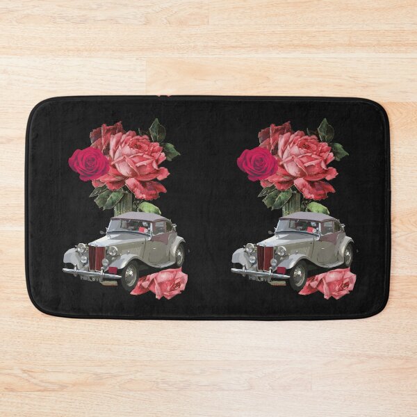 Item preview, classic car & Roses Collage designed and sold by TypeWrite.