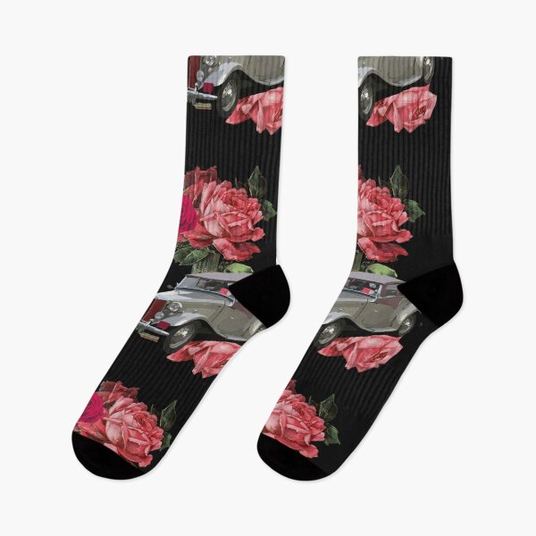 Item preview, classic car & Roses Collage designed and sold by TypeWrite.