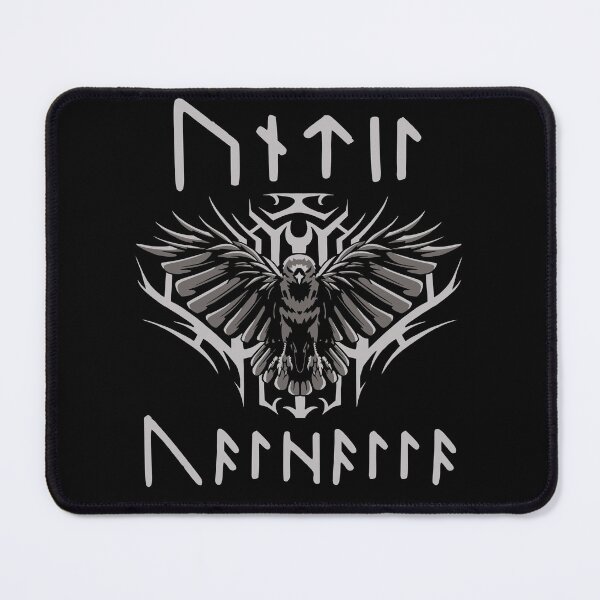 Item preview, Until Valhalla - Raven in Celtic Runes designed and sold by Georgy09.
