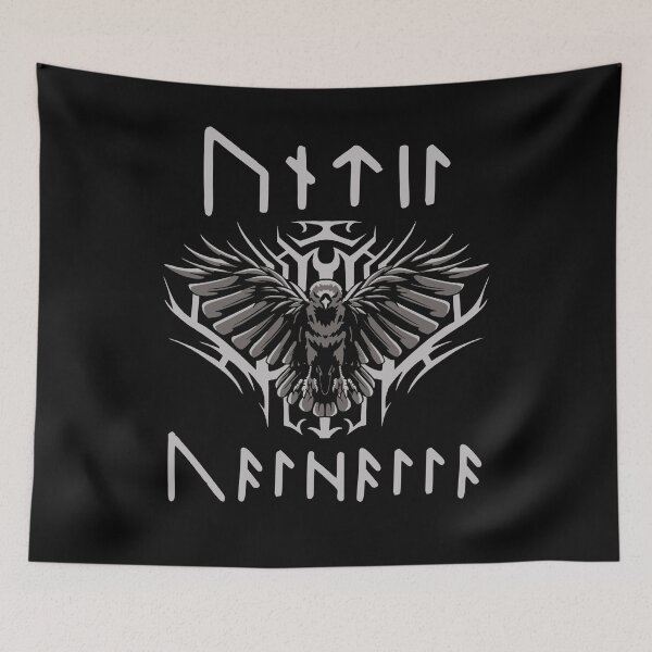 Item preview,  Until Valhalla - Raven in Celtic Runes designed and sold by Georgy09.