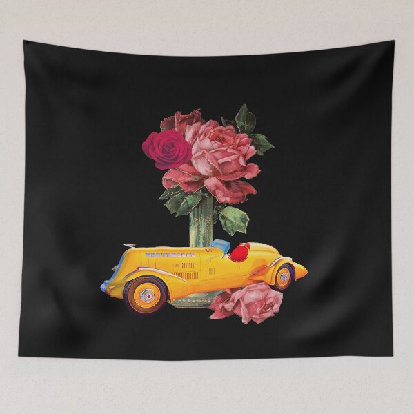 Item preview, Classic car in the Roses forest designed and sold by TypeWrite.