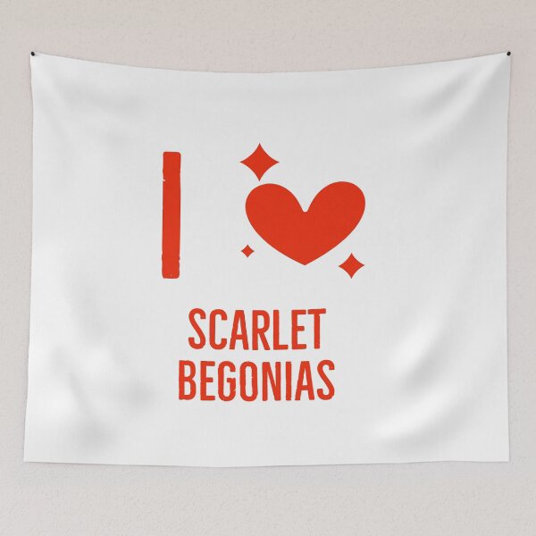 Item preview, i love scarlet begonias  designed and sold by Famshix.