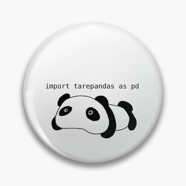 Item preview, Import Tarepandas as pd sticker designed and sold by aishiiart.