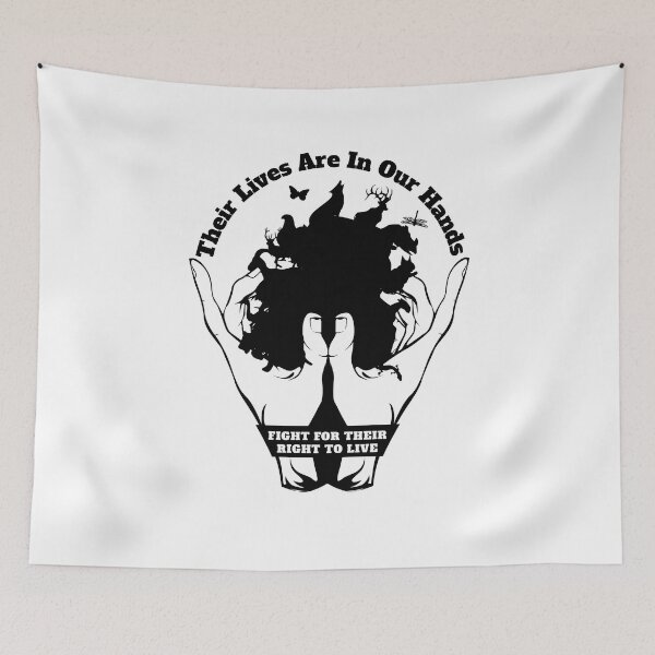 Item preview, Their Lives Are In Our Hands|FIGHT FOR THEIR RIGHT TO LIVE designed and sold by jcorres.