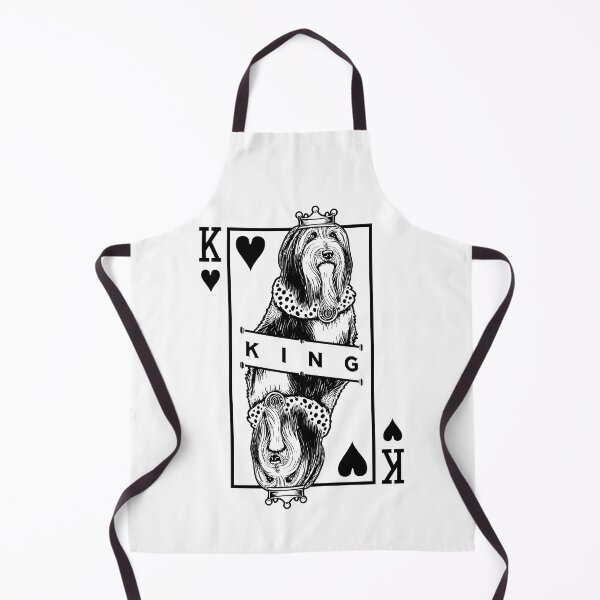 Item preview, Bearded Collie King Of Hearts Beardie Dog Lover Pop Art designed and sold by GrandeDuc.