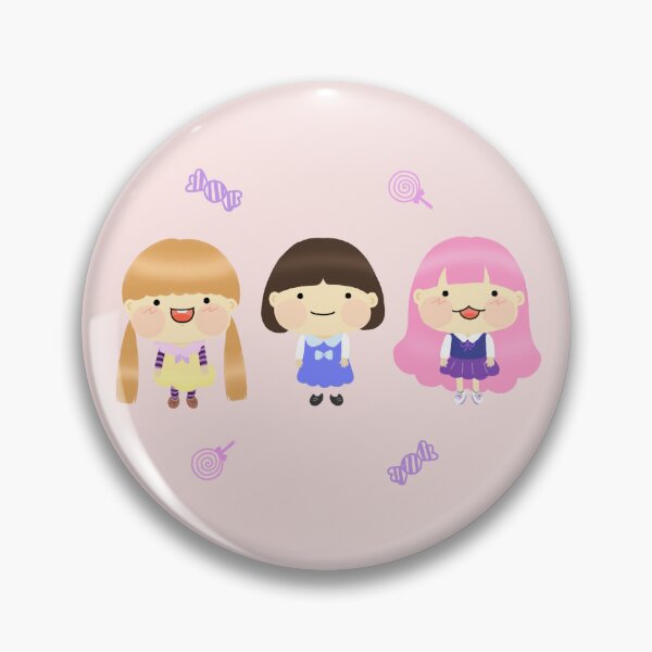Item preview, cute girl triplets characters designed and sold by geami.