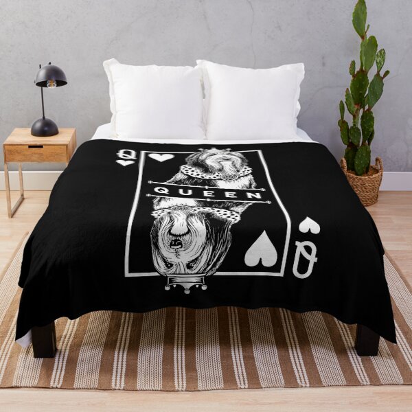 Item preview, Bearded Collie Queen Of Hearts Beardie Dog Lover Pop Art designed and sold by GrandeDuc.