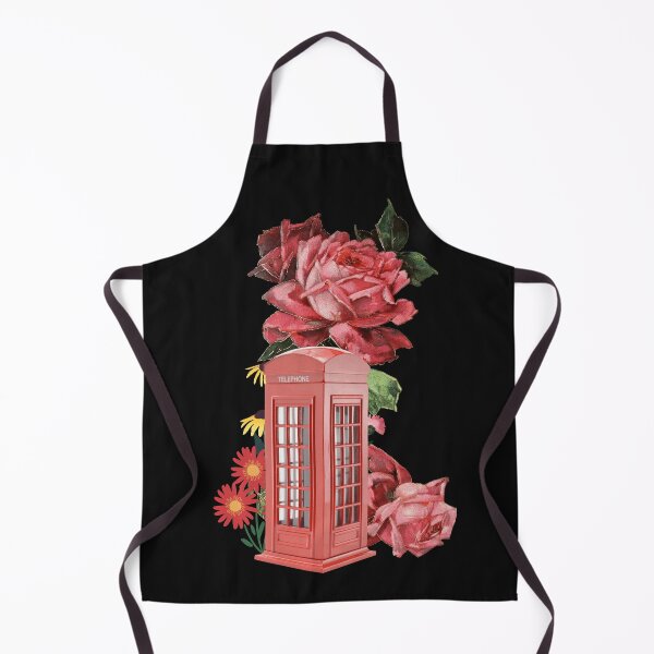 Item preview, Telephone booth in the Roses forest, vintage poster designed and sold by TypeWrite.