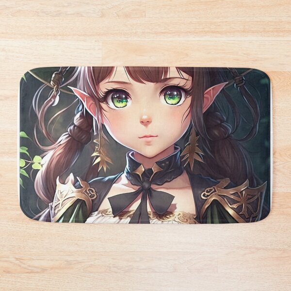 Item preview, "Imagination and Insight: A Portrait of a Young Elven Girl's Learning Journey" designed and sold by PJGartui.