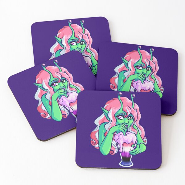 Item preview, Genderfluid Milkshake Alien designed and sold by Artimanx.
