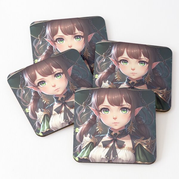 Item preview, "Imagination and Insight: A Portrait of a Young Elven Girl's Learning Journey" designed and sold by PJGartui.