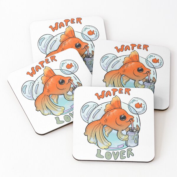 Item preview, Water Lover Goldfish designed and sold by WormLasagna.