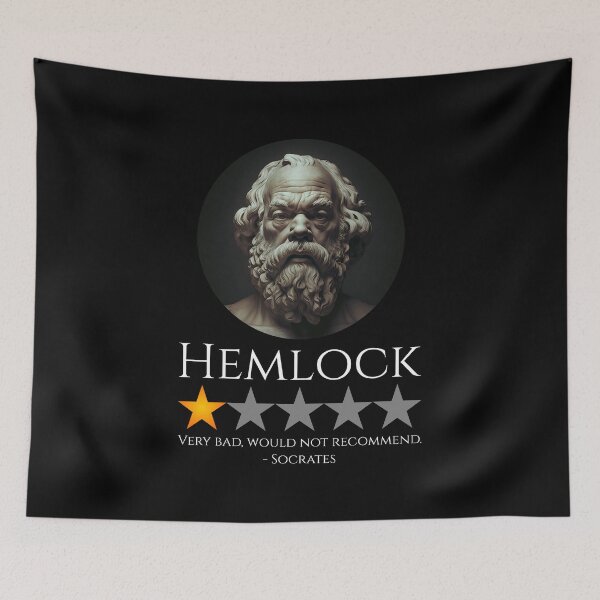 Item preview, Ancient Greek Philosopher Socrates Meme - Hemlock designed and sold by Styrman.