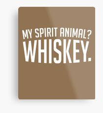 MEIN SPIRIT TIER WHISKY Metallbild