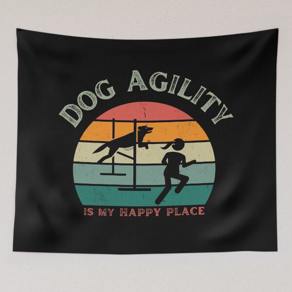 Item preview, Dog agility is my happy place - agility is my happy place designed and sold by PausePapote.