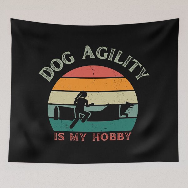 Item preview, Copy of Dog agility is my hobby - agility is my hobby designed and sold by PausePapote.
