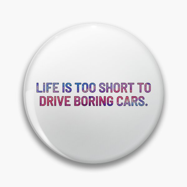 Item preview, Life Is Too Short To Drive Boring Cars Clouds - Quote Sticker designed and sold by Star_.