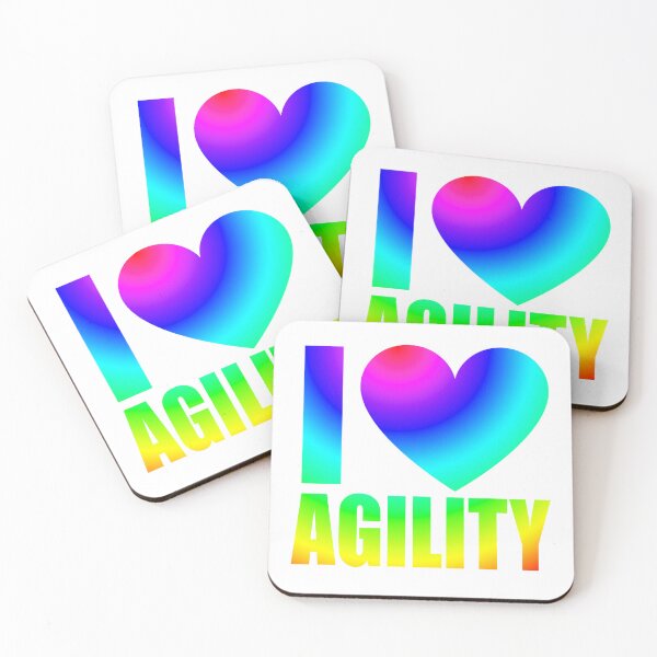 Item preview, I love agility in multicolored gradient - j'aime l'agility designed and sold by PausePapote.