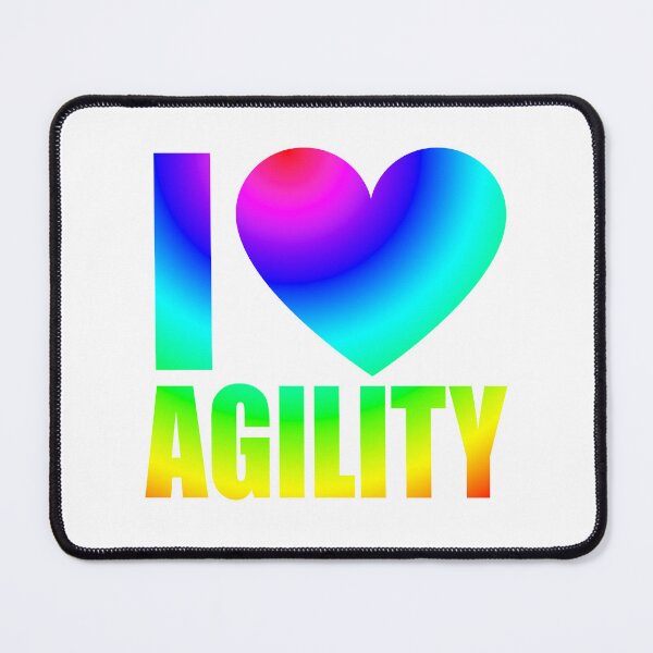 Item preview, I love agility in multicolored gradient - j'aime l'agility designed and sold by PausePapote.