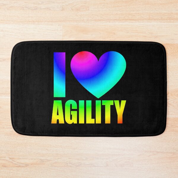 Item preview, I love agility in multicolored gradient - j'aime l'agility designed and sold by PausePapote.