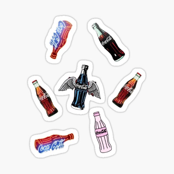 Coca-Cola Bottles Design Sticker