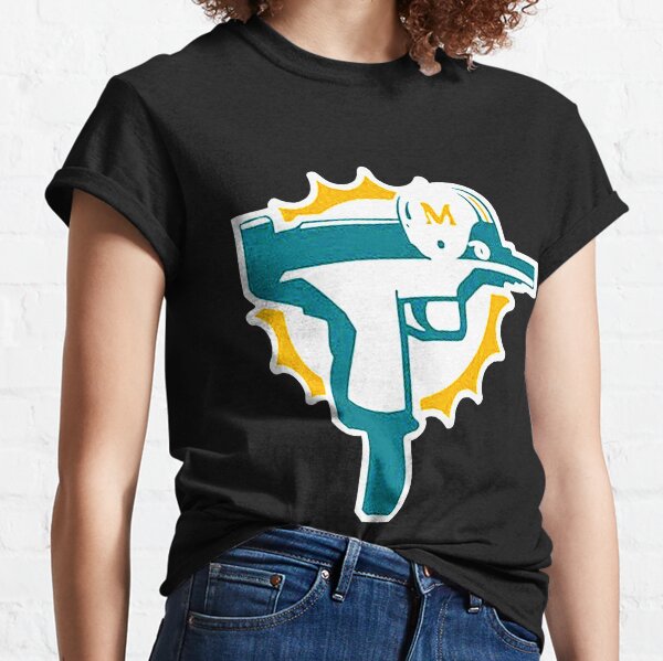 NFL Team Apparel Youth Miami Dolphins Tribe Vibe White T-Shirt