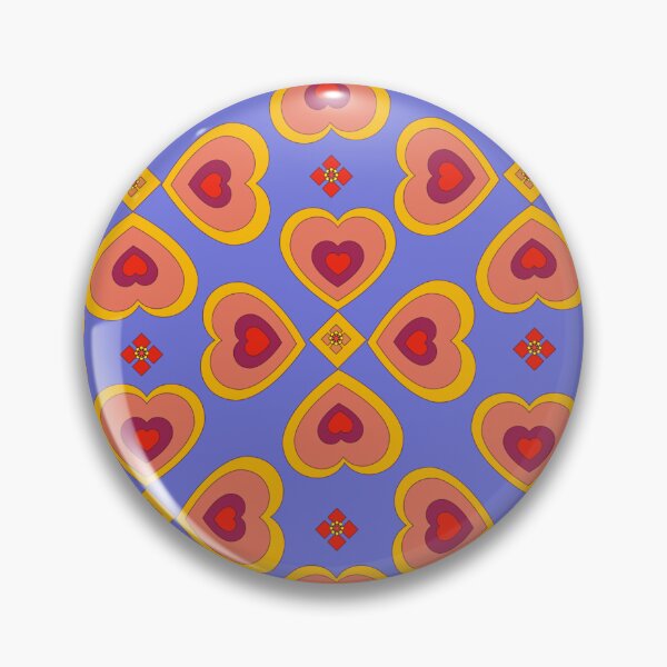 Item preview, Heart pattern retro style 55 designed and sold by Bakkia.