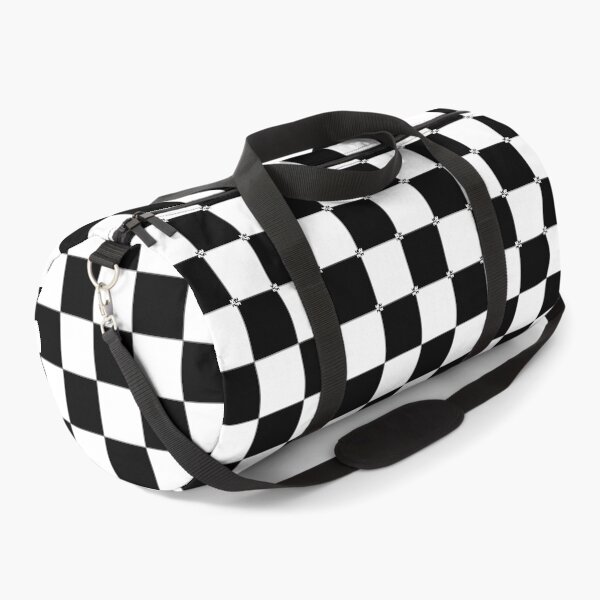 Checkered Brown Duffel Bag – Brick and Motor Boutique