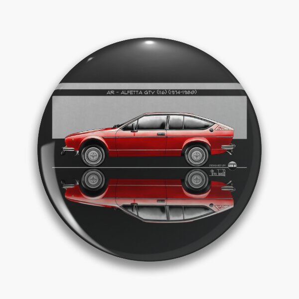 Item preview, Azaziel Original Series - Drawing of AR - Alfetta Gtv (116) in Rosso Alpha designed and sold by Azaziel.