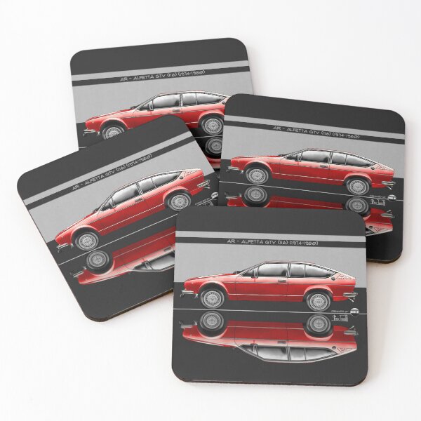 Item preview, Azaziel Original Series - Drawing of AR - Alfetta Gtv (116) in Rosso Alpha designed and sold by Azaziel.