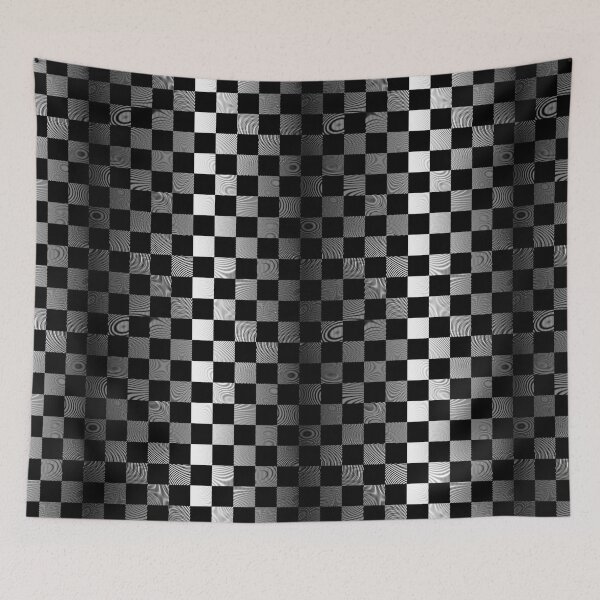 Item preview, Patrón a cuadros blanco negro designed and sold by Patternawy.