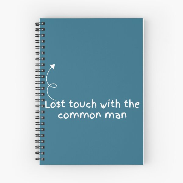Item preview, Lost touch with the common man white designed and sold by angryXtecher.